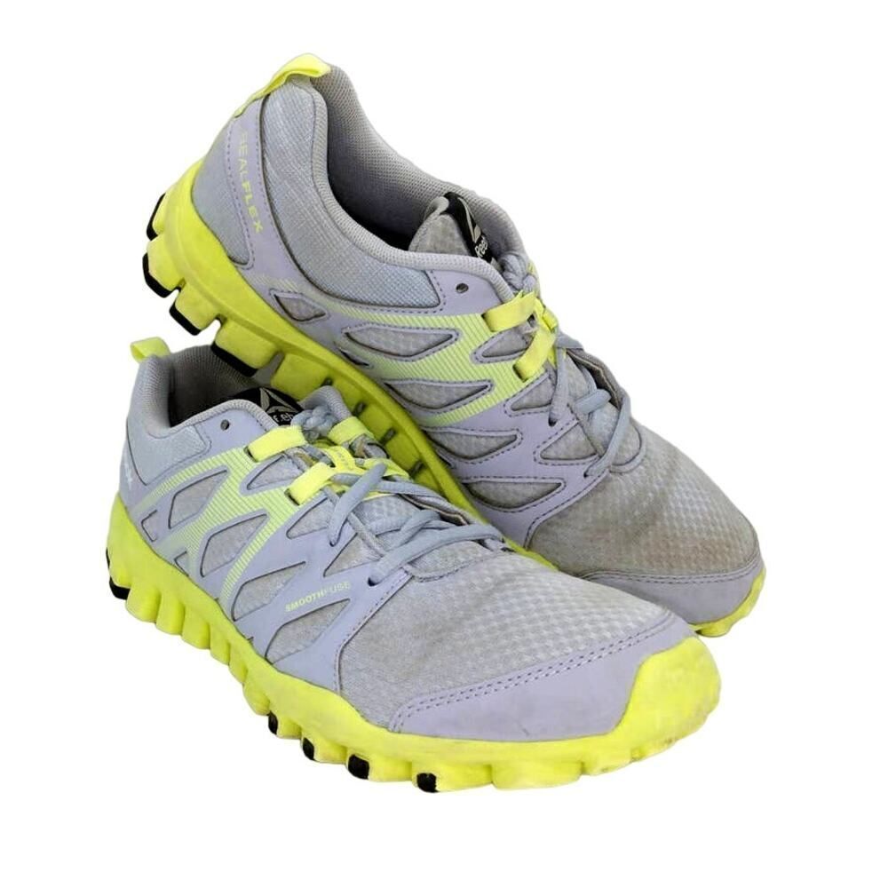 Reebok RealFlex Train 4.0 Pre-owned Women's Gray Running Sneakers - sz. 9 1/2